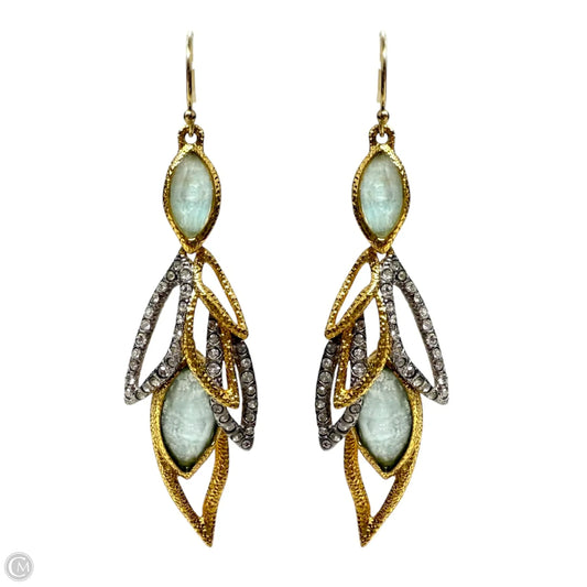 Crystal & Stone Leaf Drop Earrings By Alexis Bittar