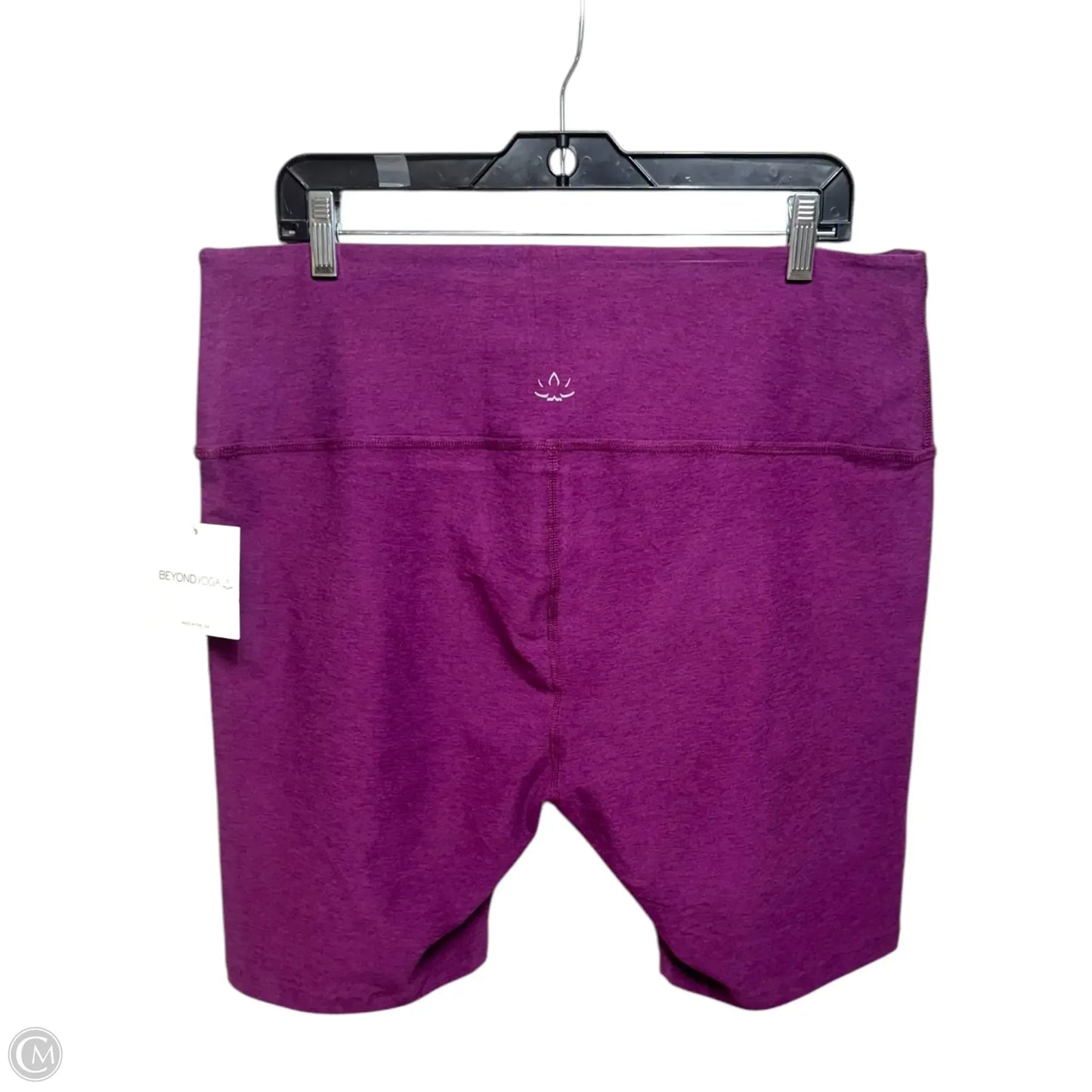 Athletic Shorts By Beyond Yoga In Purple, Size: 3x