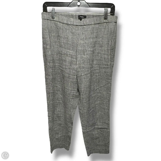 Pants Linen By Theory In Grey, Size: 8