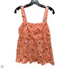 Top Sleeveless By Loft In Orange, Size: 6
