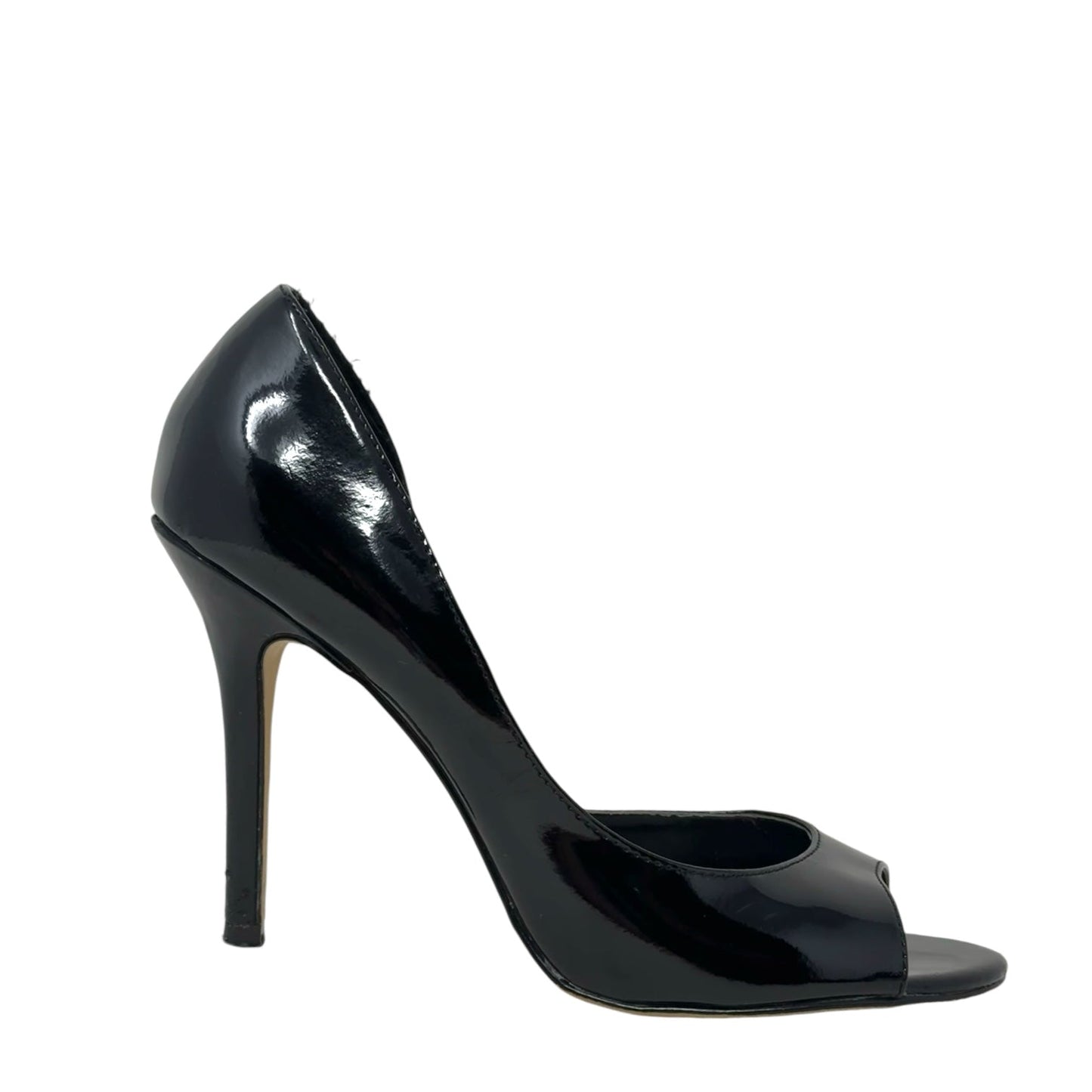 Katia Peep Toe Stiletto Pumps By Elle In Black, Size: 8.5