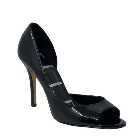 Katia Peep Toe Stiletto Pumps By Elle In Black, Size: 8.5