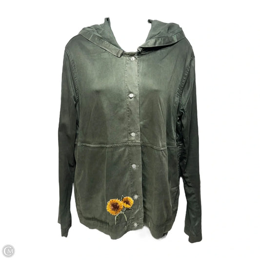 Jacket Other By Cloth & Stone In Green, Size: S