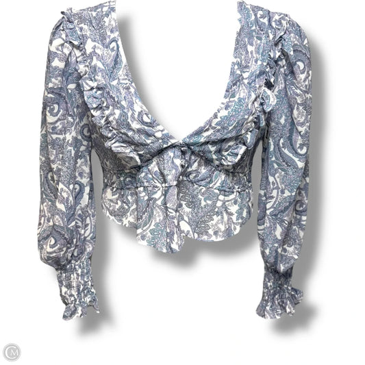 Janelle Top By For Love & Lemons In Paisley Print, Size: S