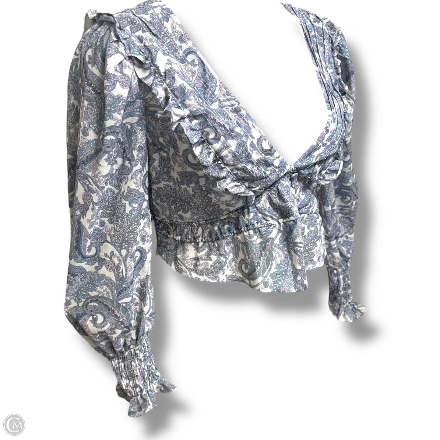 Janelle Top By For Love & Lemons In Paisley Print, Size: S