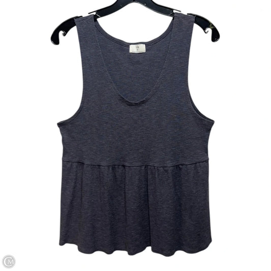 Top Sleeveless By T. LA In Grey, Size: XL