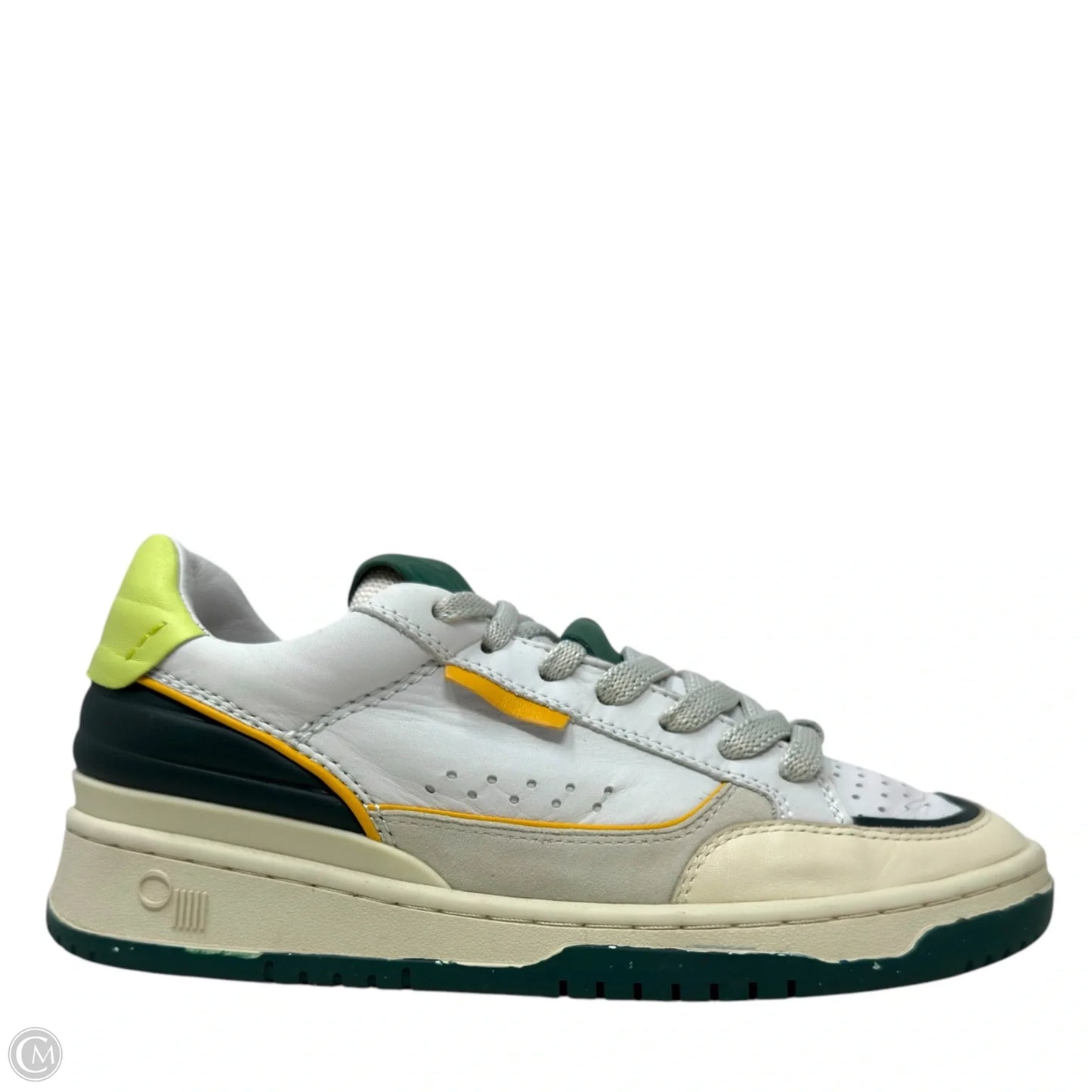 Paris Sneakers By Oncept In Ivory/Green, Size: 6
