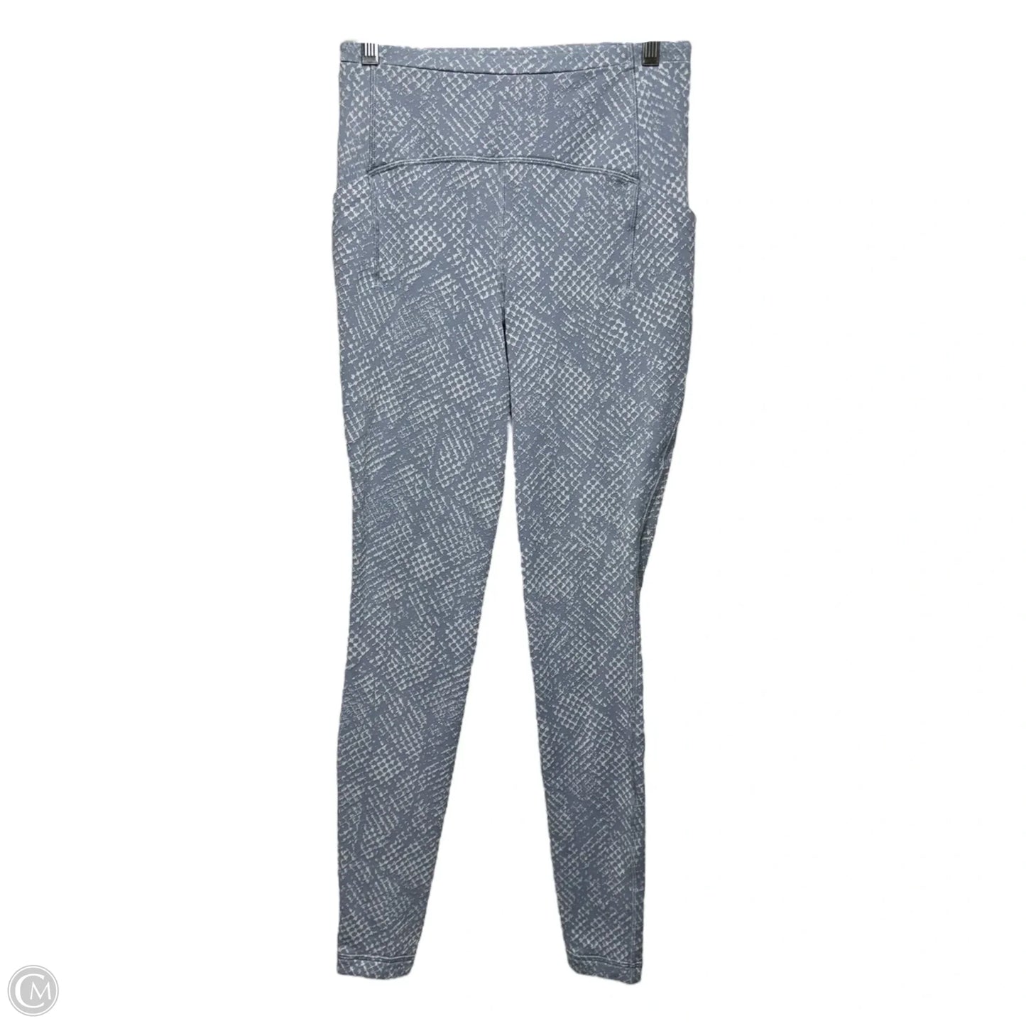 Athletic Leggings By Lululemon In Blue & White, Size: 6