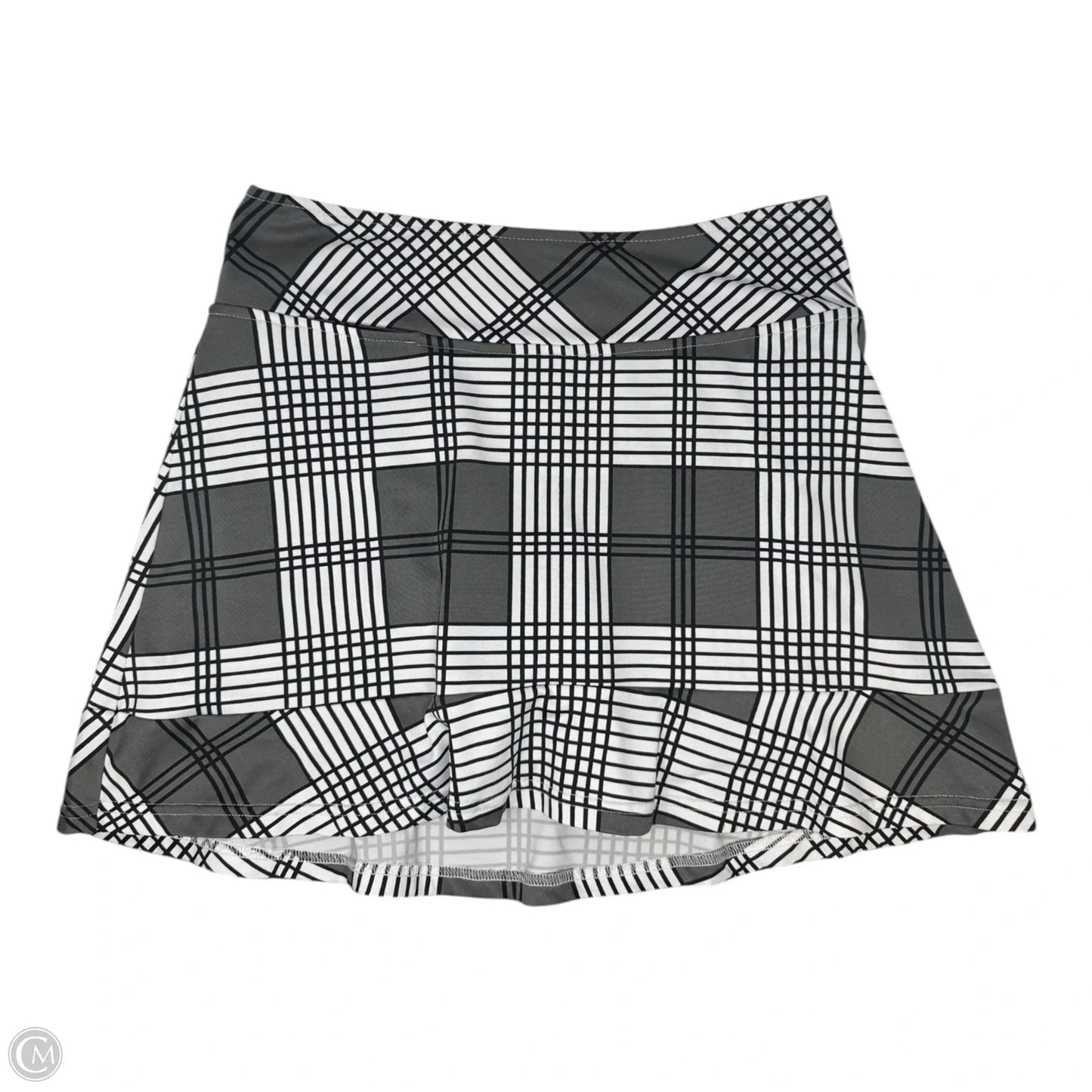 Athletic Skirt By Golftini In Grey & White, Size: Xs