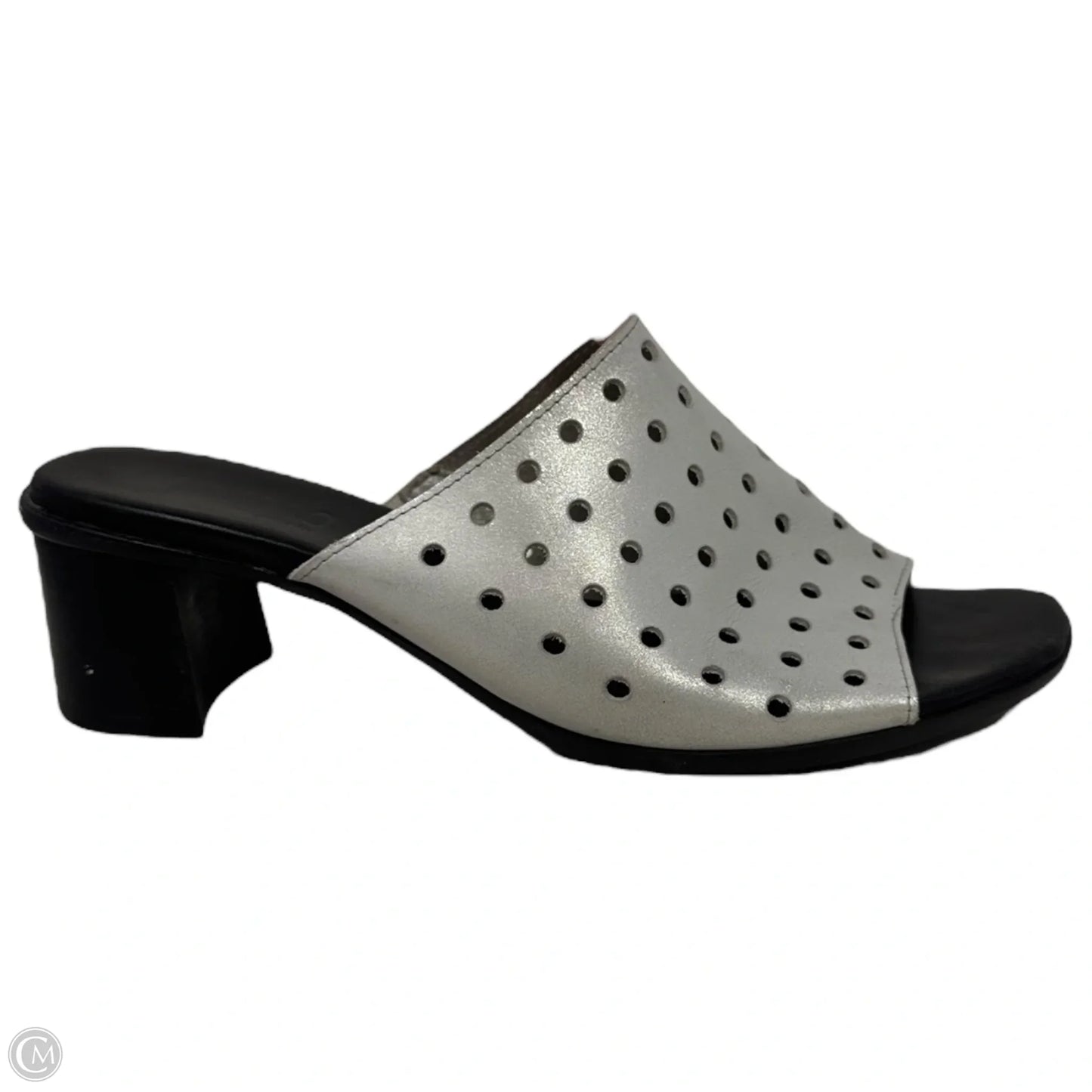 Jules Sandals Heels Block By Munro In White, Size: 9.5