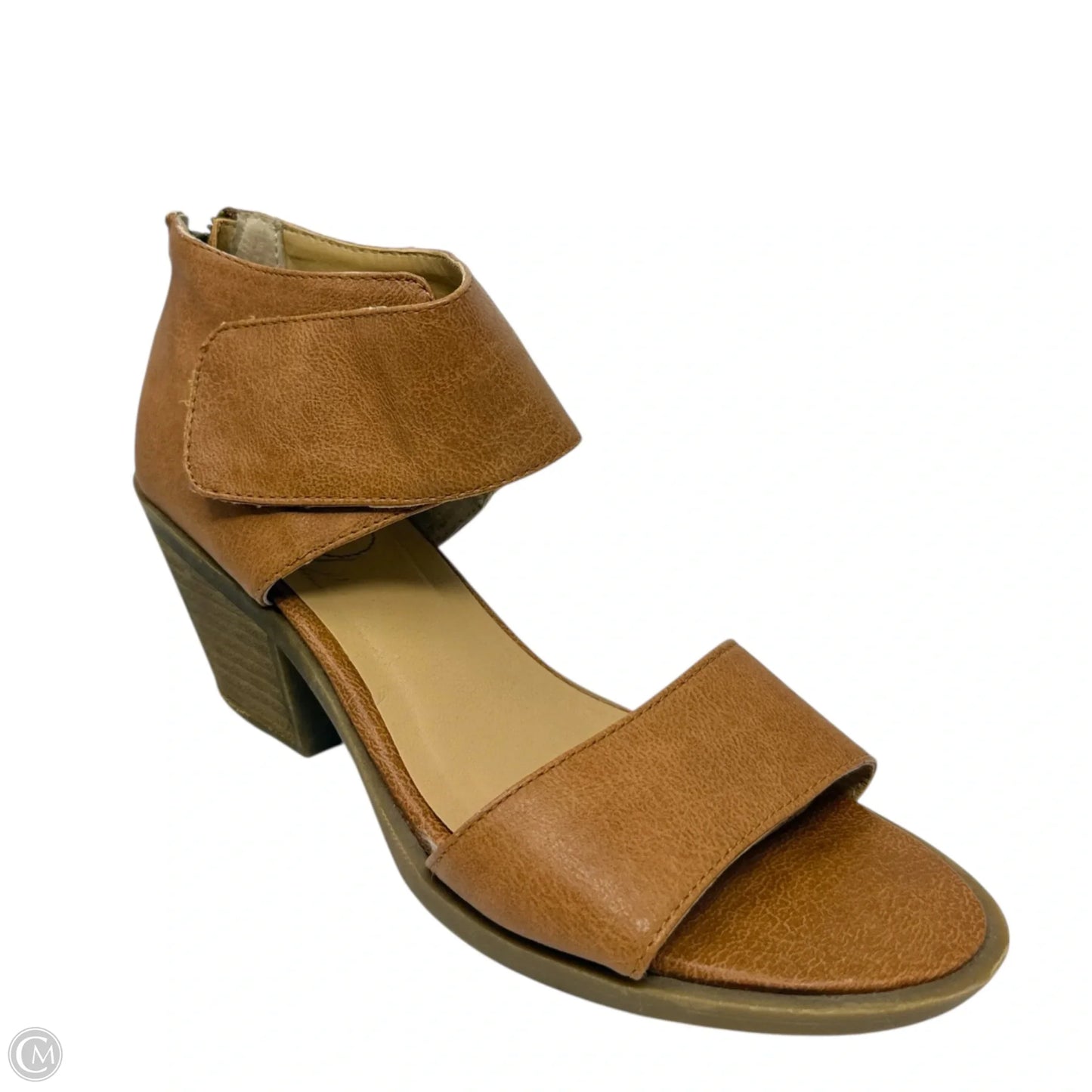 Toree Sandals Heels Block By Me Too In Tan, Size: 8
