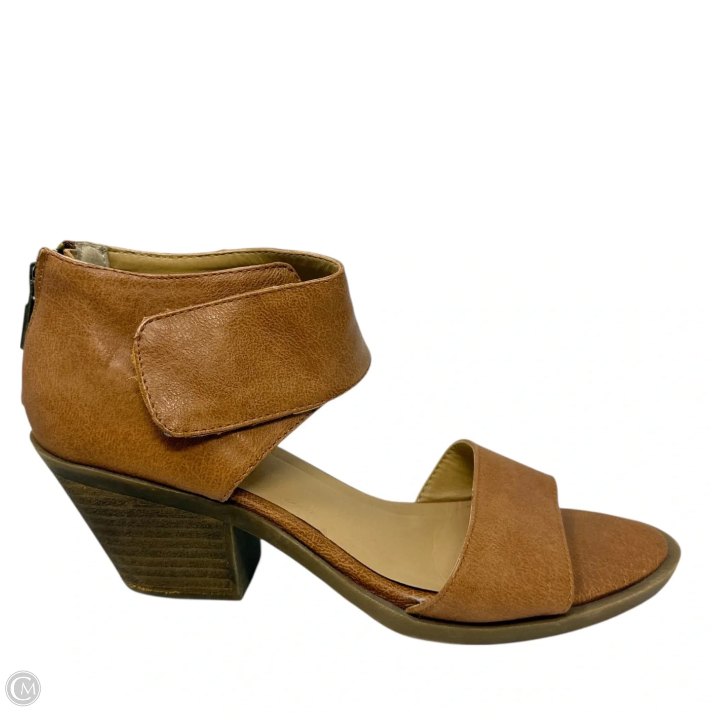 Toree Sandals Heels Block By Me Too In Tan, Size: 8
