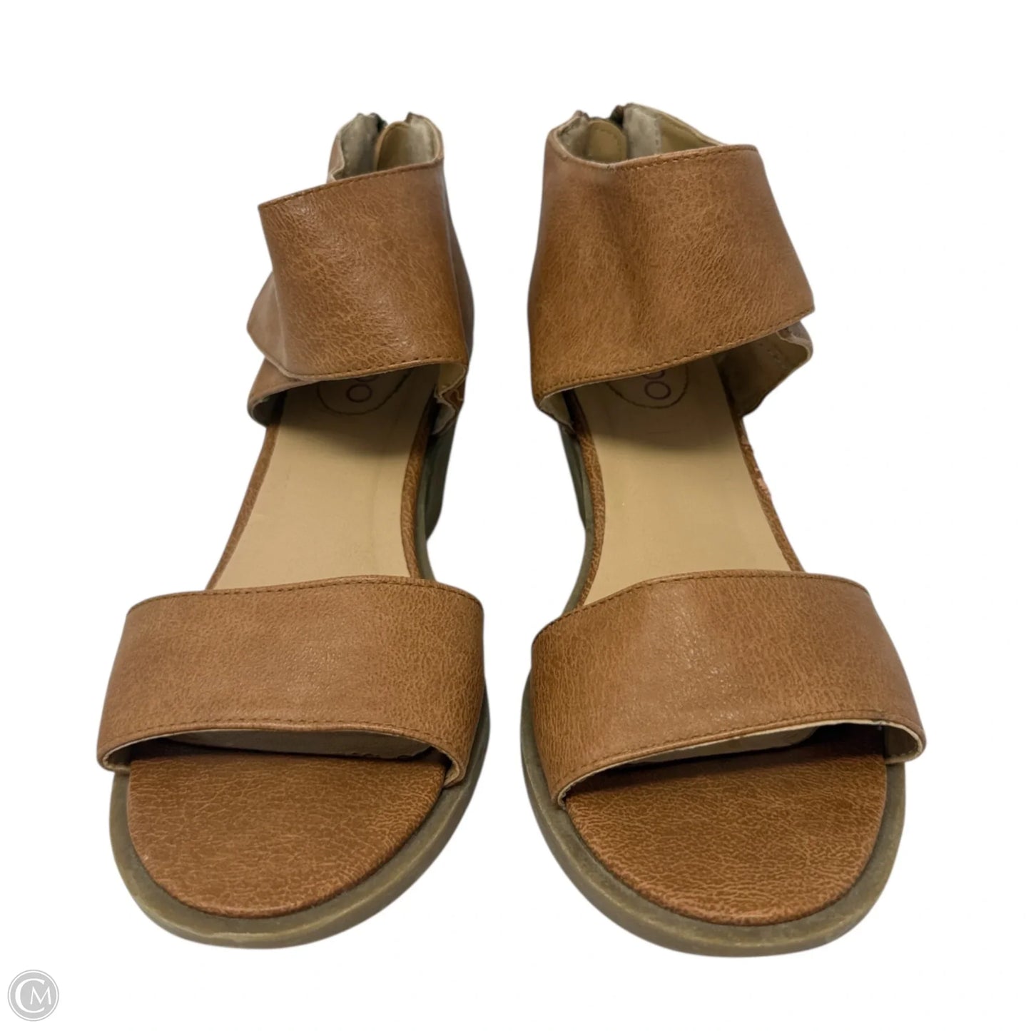 Toree Sandals Heels Block By Me Too In Tan, Size: 8