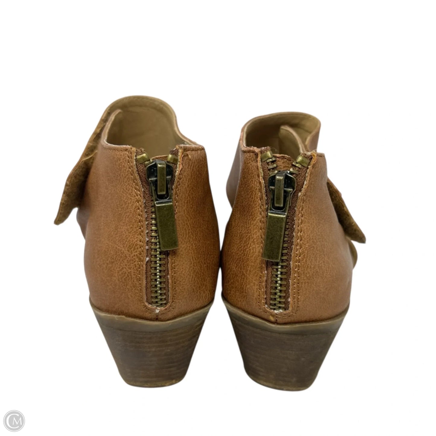 Toree Sandals Heels Block By Me Too In Tan, Size: 8
