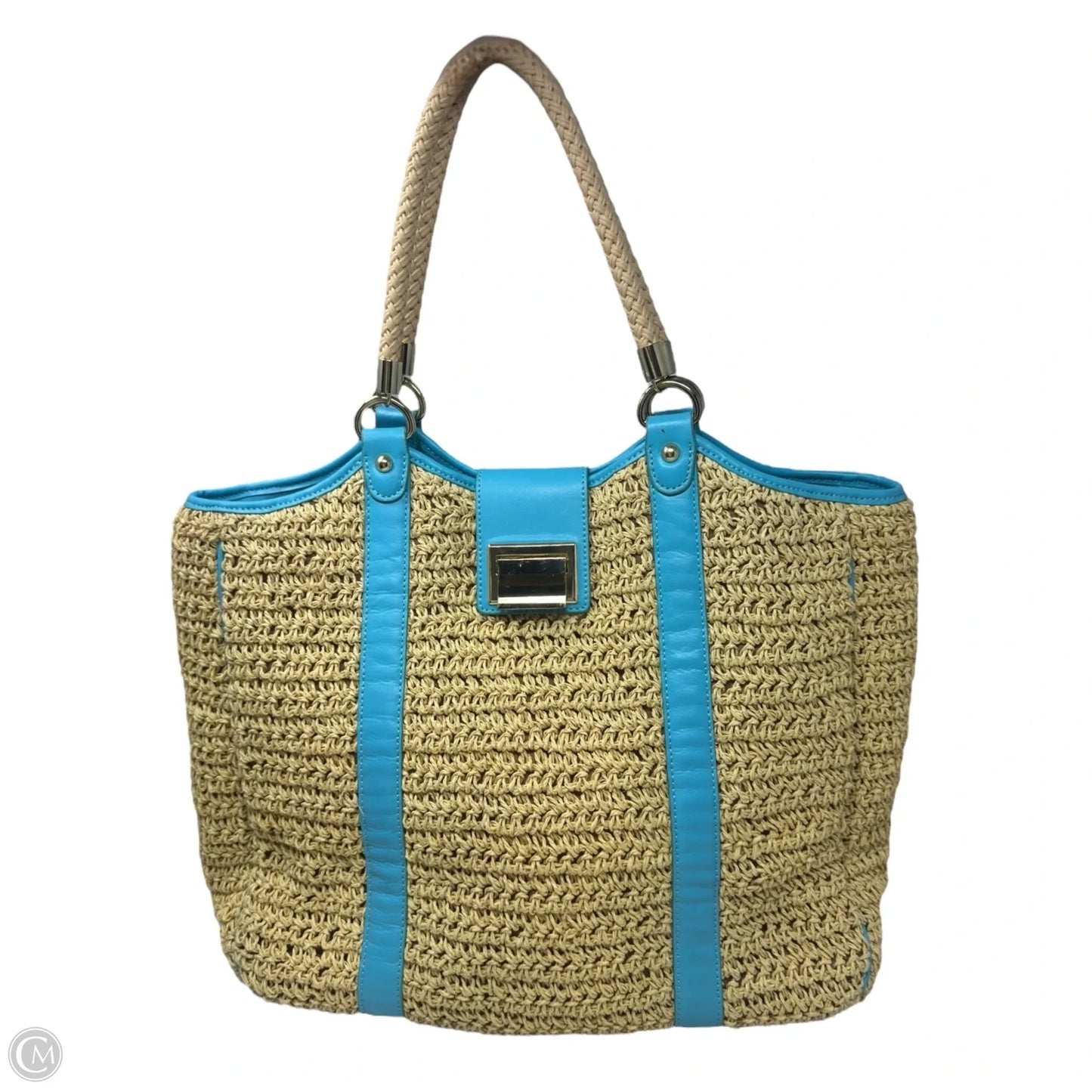Straw Woven Tote By Talbots, Size: Large