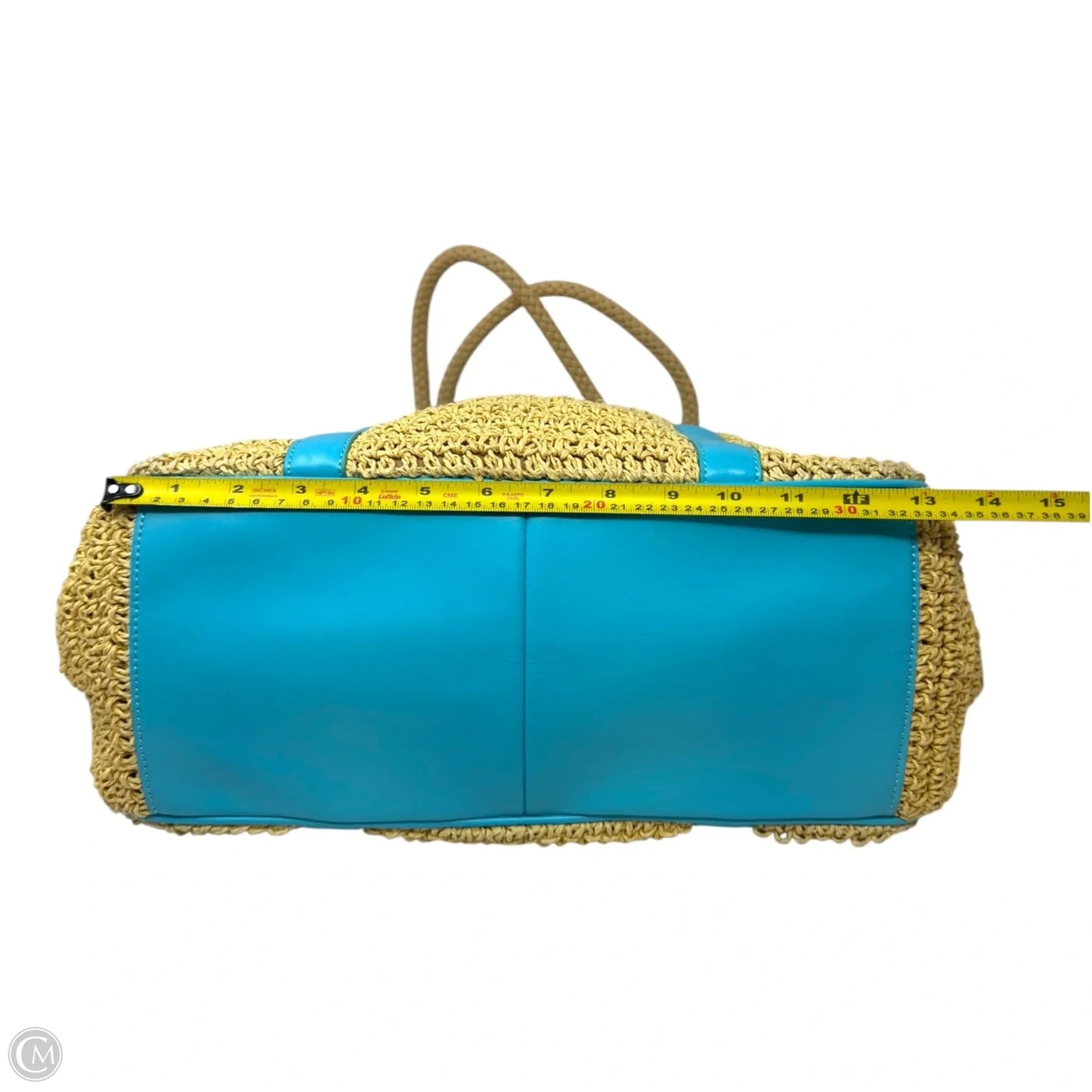 Straw Woven Tote By Talbots, Size: Large