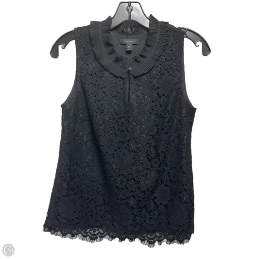 Top Sleeveless By J. Crew In Black, Size: Sp