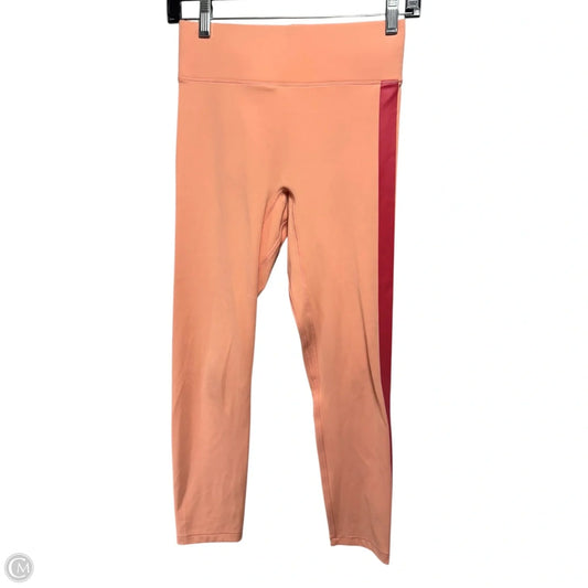 Athletic Leggings By All Access In Peach, Size: S