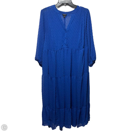 Dress Casual Maxi By Torrid In Blue, Size: 2x