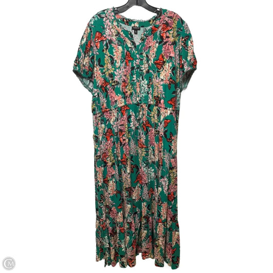 Dress Casual Maxi By Torrid In Floral Print, Size: 3x