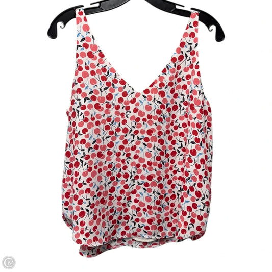 Top Sleeveless By Loft In Multi-colored, Size: S