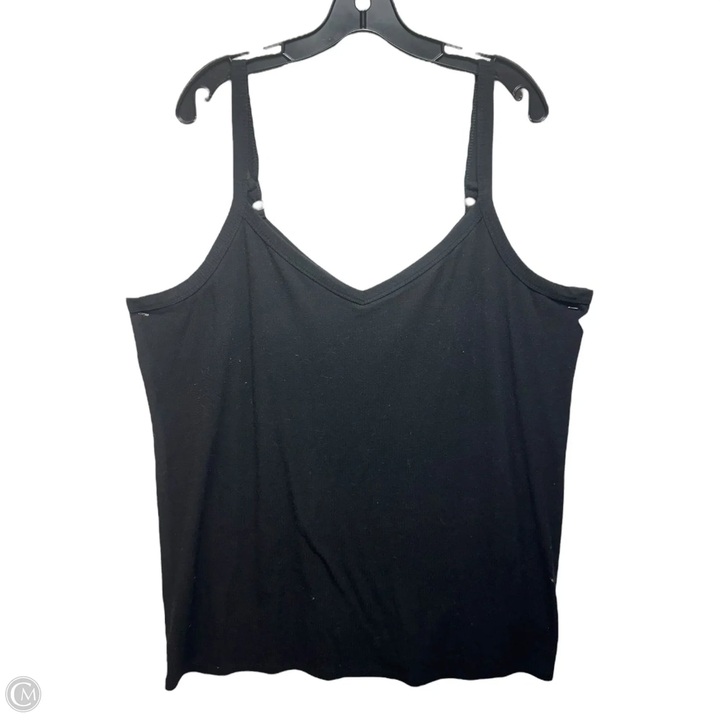 Rib Knit Top Cami By Torrid In Black, Size: 5