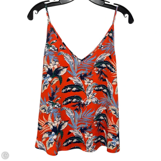 Top Cami By Loft In Tropical Print, Size: S
