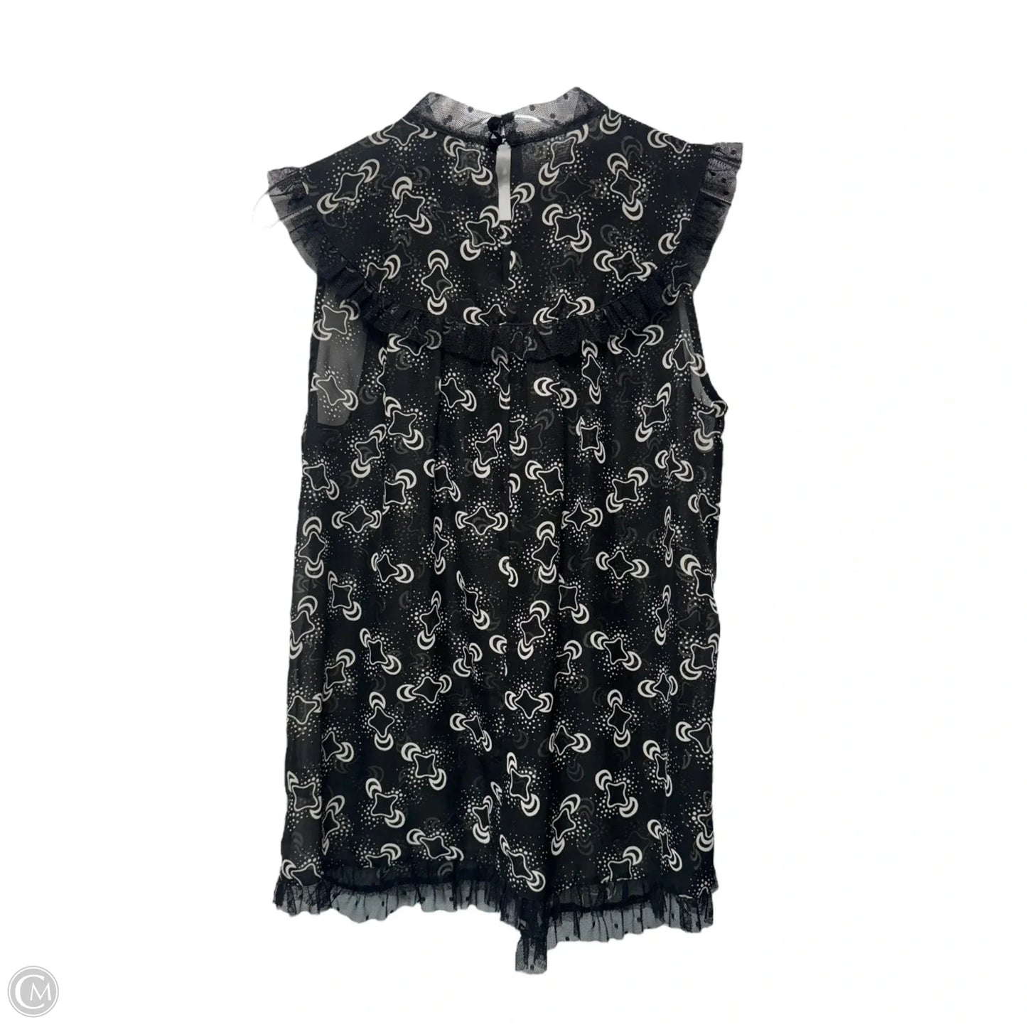 Top Sleeveless By Anna Sui For Target In Black & Cream, Size: M