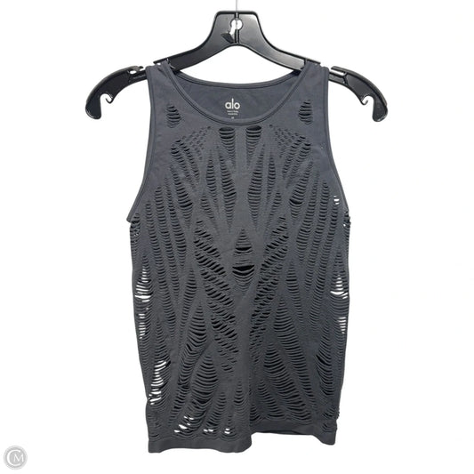 Athletic Tank Top By Alo In Grey, Size: M