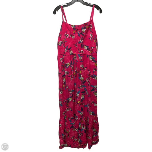 Jumpsuit By Jessica Simpson In Pink, Size: Xl
