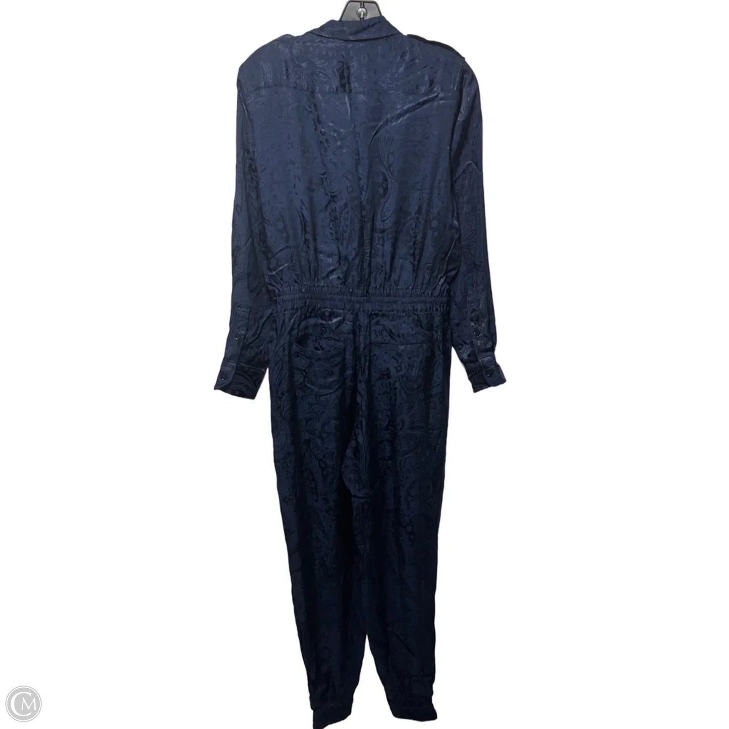 Paisley Jumpsuit By Lauren By Ralph Lauren In Navy, Size: 4