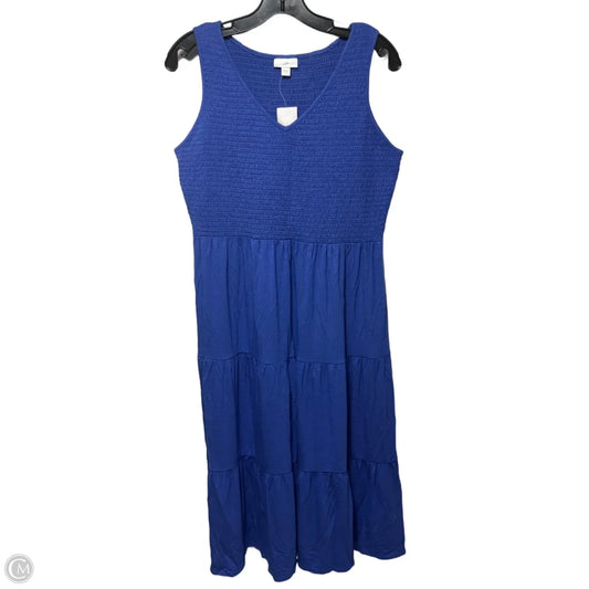 Dress Casual Maxi By J. Jill In Blue, Size: S