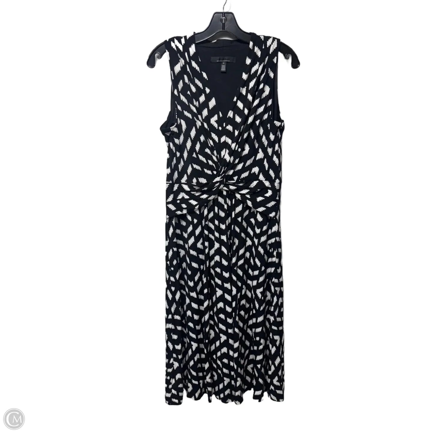 Dress Casual Maxi By White House Black Market In Black & White, Size: 10