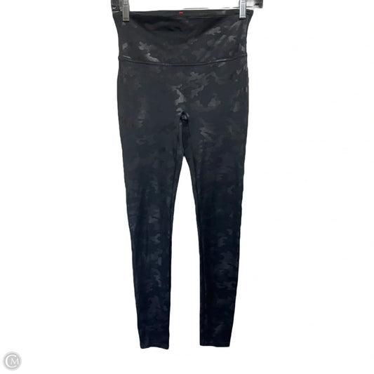 Athletic Leggings By Spanx In Camouflage Print, Size: M