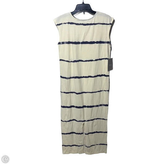 Dress Casual Maxi By WVN In Blue & Cream, Size: Xs