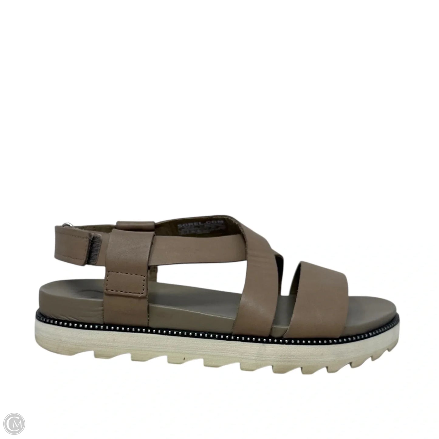 Roaming Crisscross Sandals By Sorel In Taupe, Size: 8.5