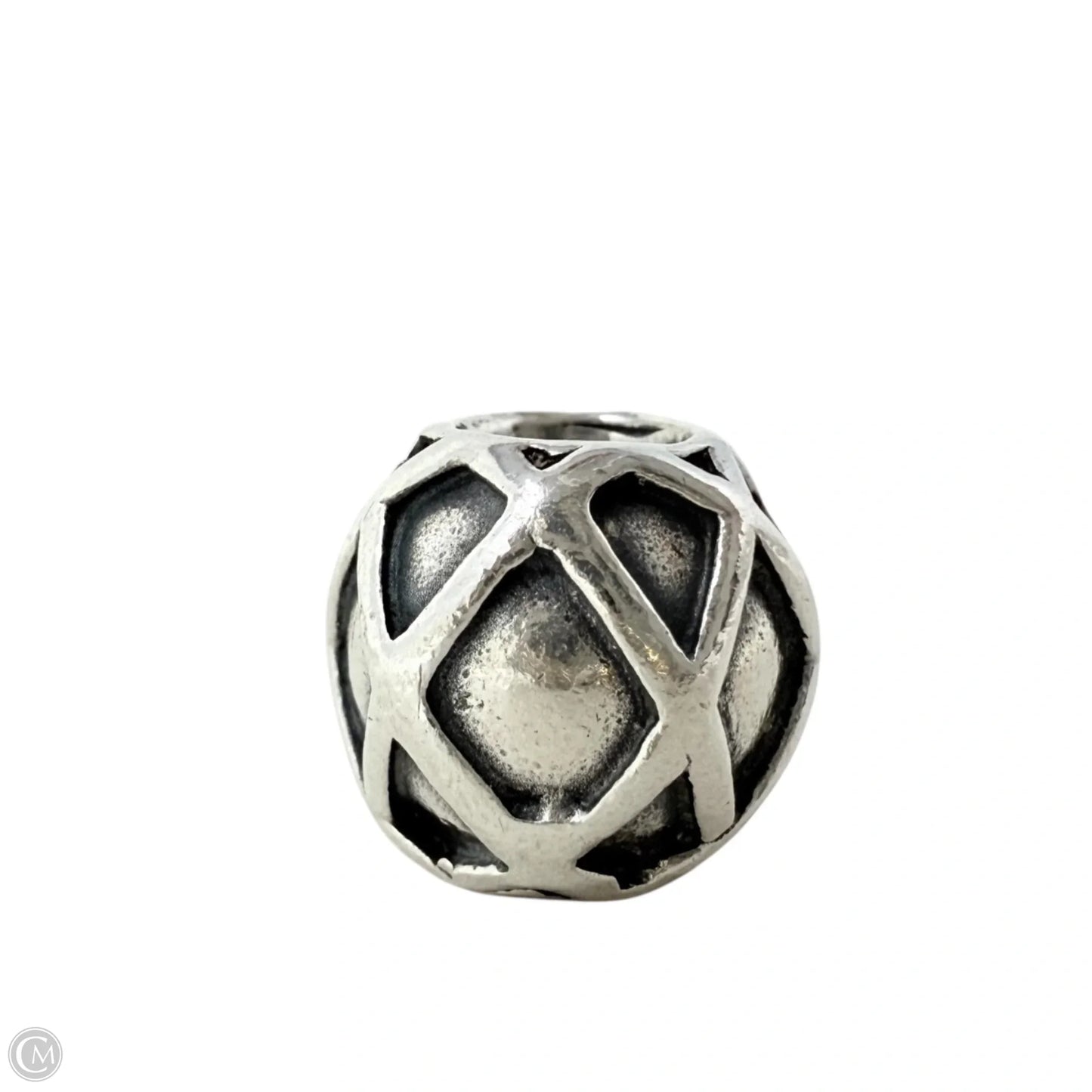 Sterling Silver Harlequin Criss Cross Bracelet Charm By Pandora