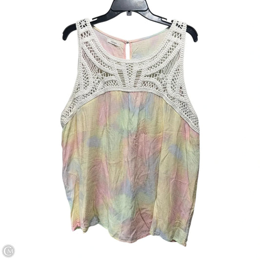 Top Sleeveless By Maurices In Multi-colored, Size: 2x