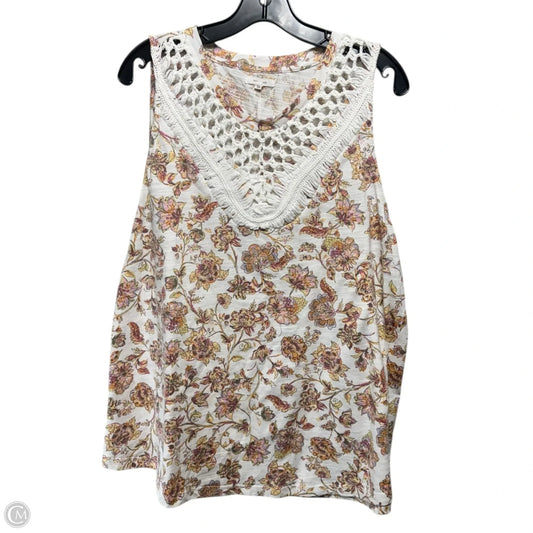 Top Sleeveless By Maurices In Multi-colored, Size: 3x