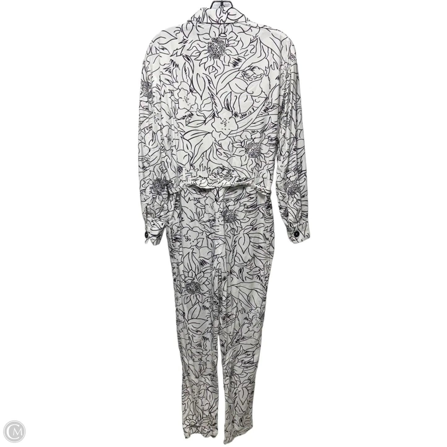 Jumpsuit By Asos In Black & White, Size: 2