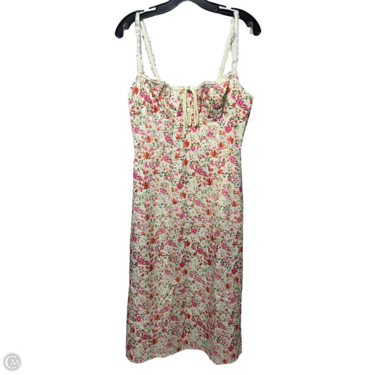 Dress Casual Maxi By Commense In Floral Print, Size: M