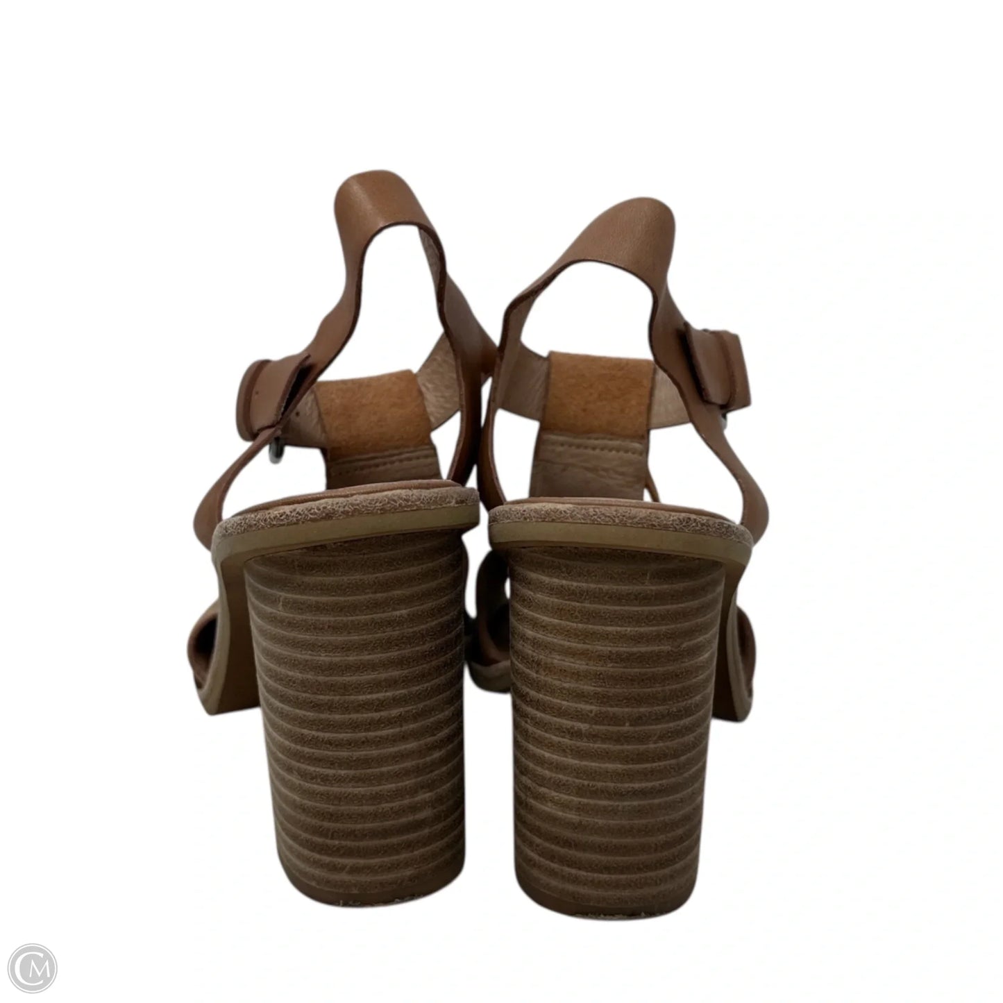 Fey Fringe Block Heel Sandals By Madewell In Peach, Size: 8.5