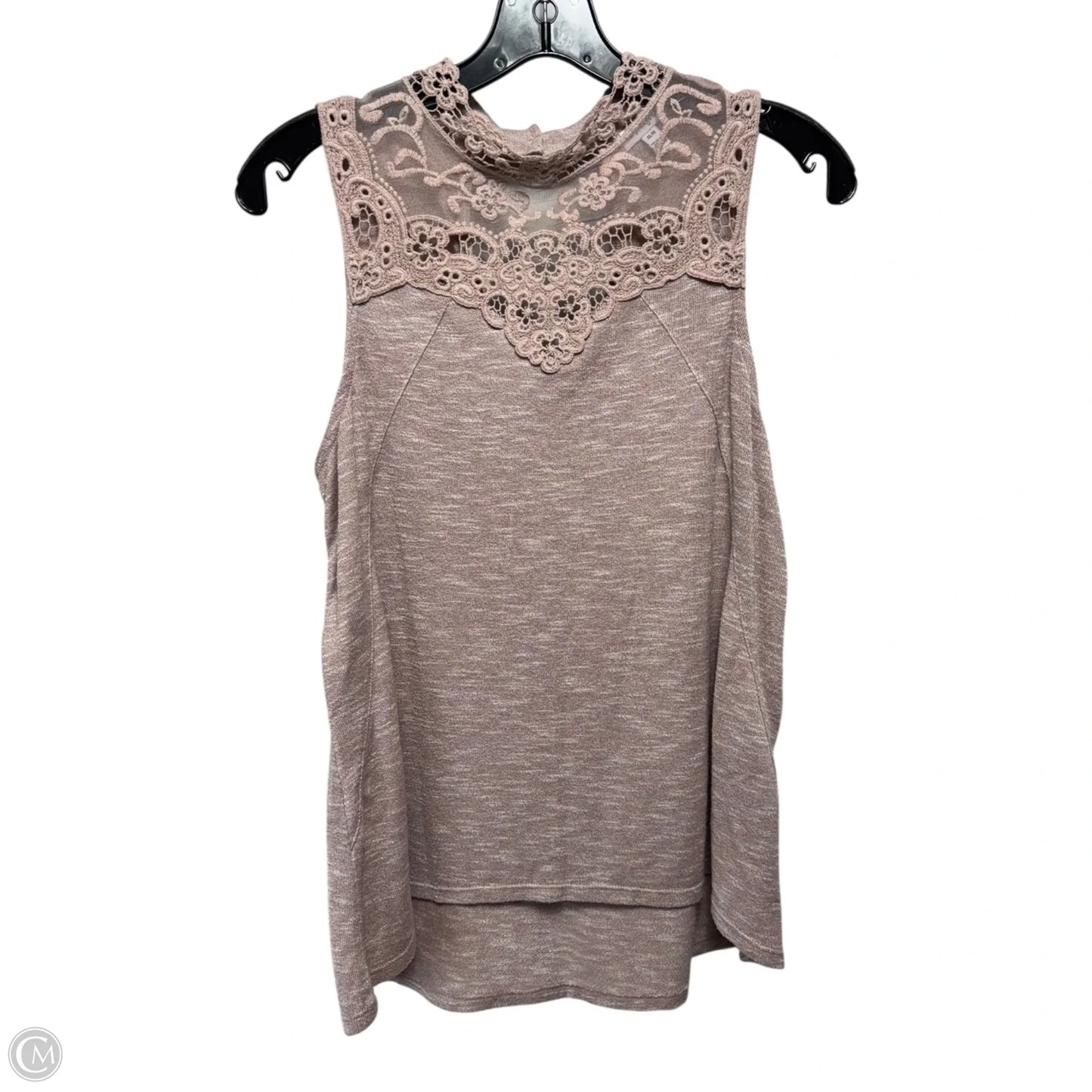 Top Sleeveless By Love Fire In Pink, Size: M