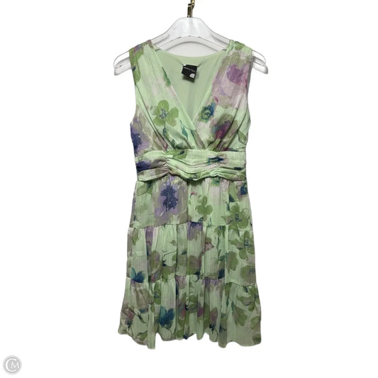 Dress Casual Short By maison tara In Sage/Lavendar, Size: 6