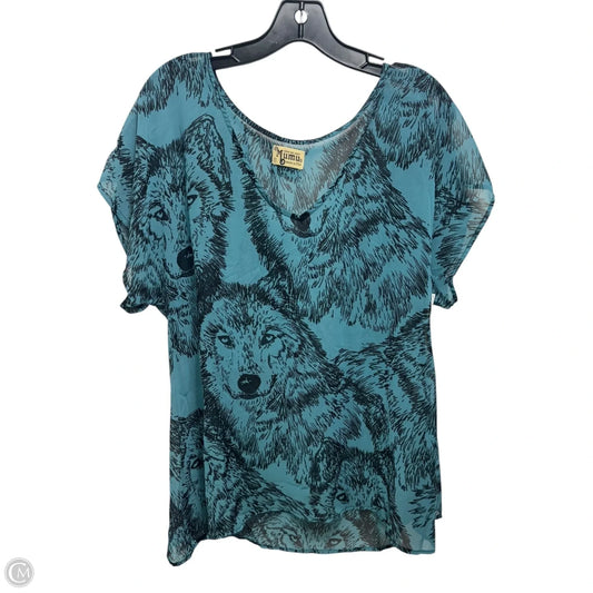 Wolf Top Short Sleeve By Show Me Your Mumu In Animal Print, Size: S