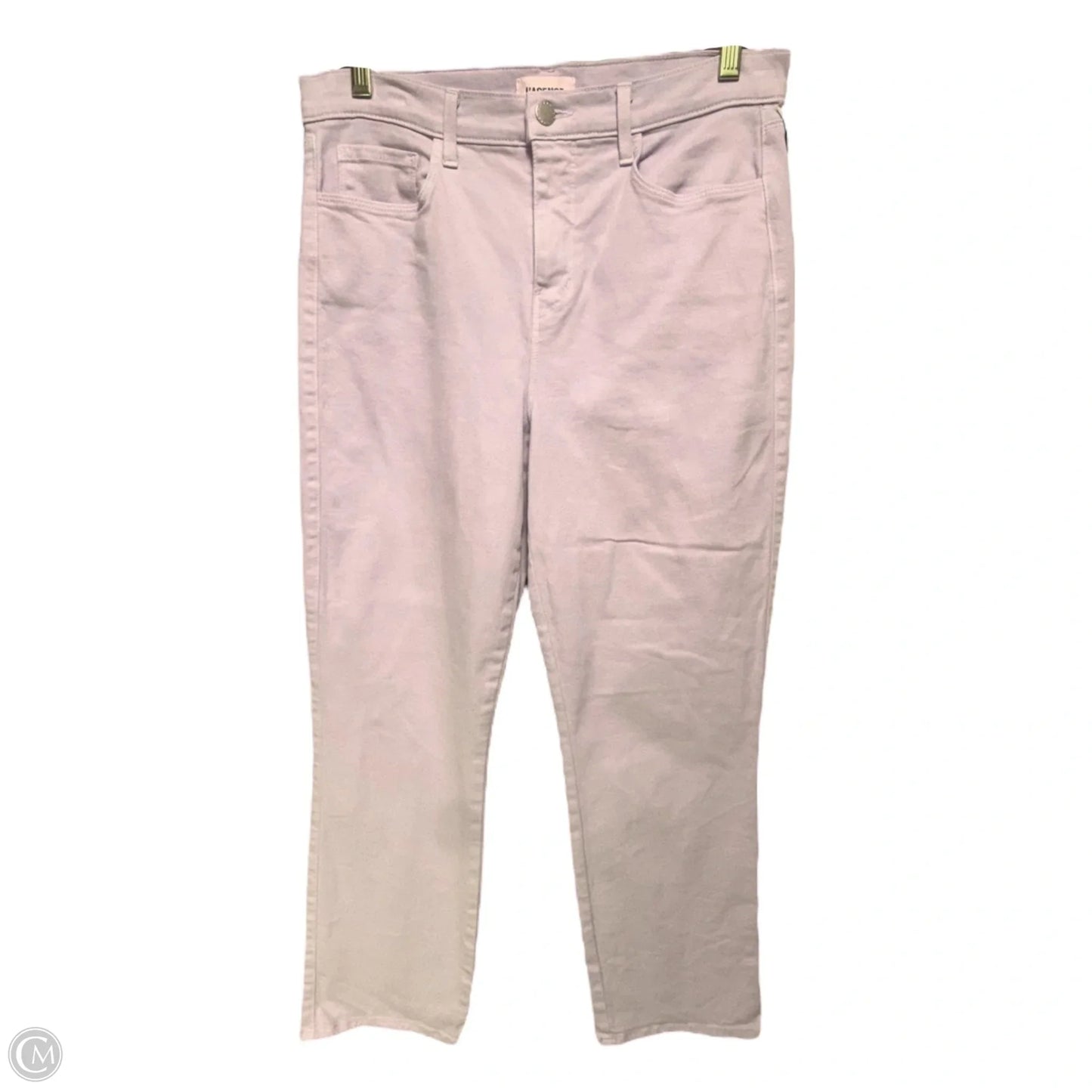 Straight Jeans By L Agence In Peach, Size: 8/29