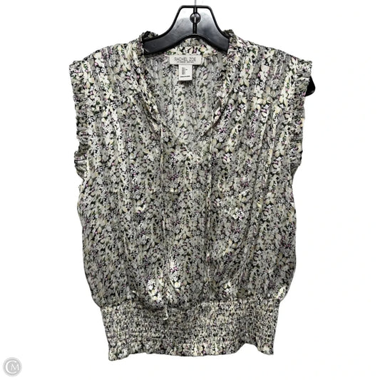 Top Sleeveless By Rachel Zoe In Floral Print, Size: L