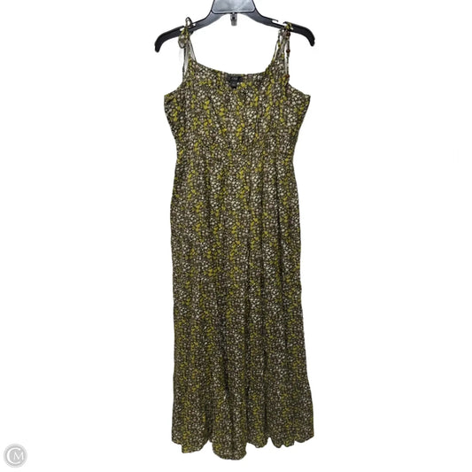 Dress Casual Maxi By J. Crew In Floral Print, Size: L