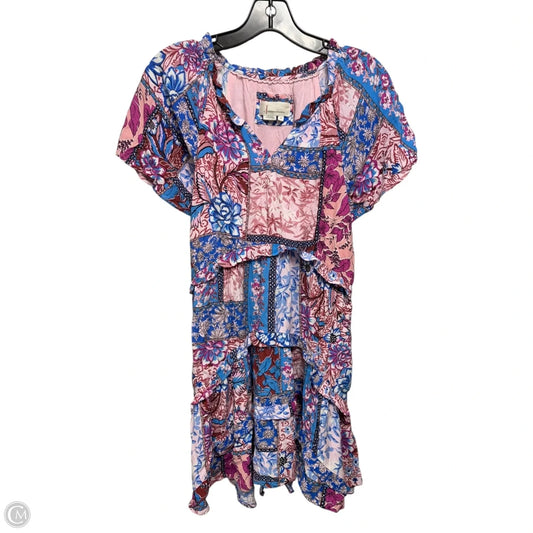 Robin Tiered Mini Dress By Anthropologie In Multi-colored, Size: Sp