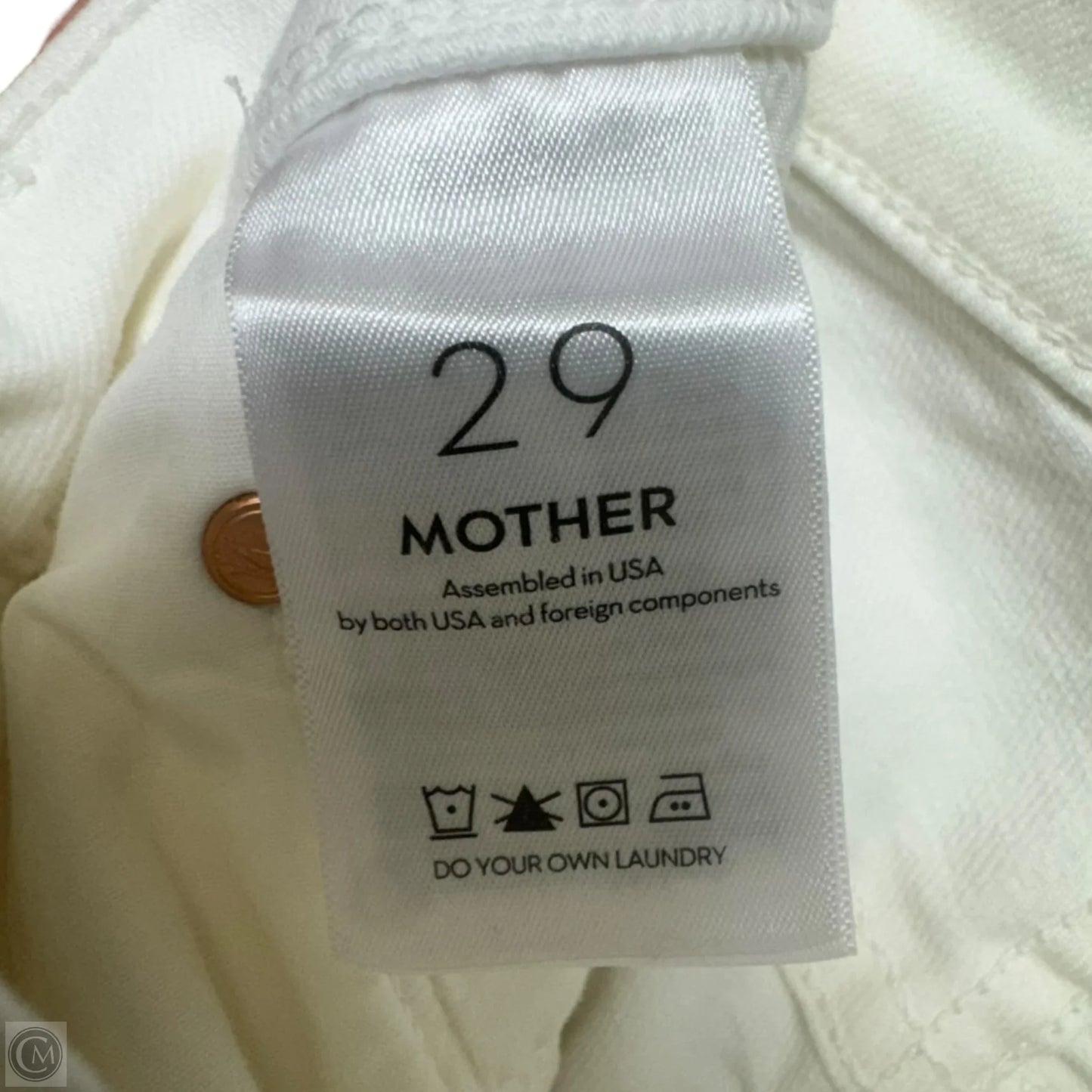 The Insider Crop Steep Fray Jeans By Mother In Fairest Of Them All, Size: 8/29